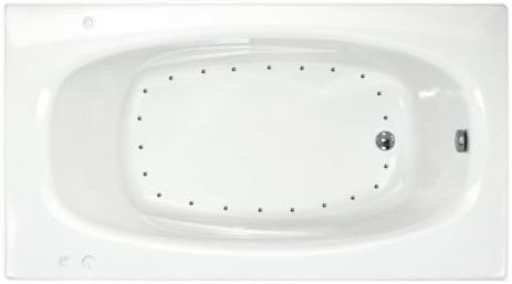 Sea Spa Tubs S4266PAR Tubs Polaris 42 by 66 by 23-Inch Rectangular Air Jetted Bathtub, White