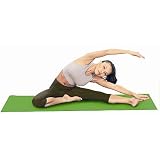Yoga Mat Green W61m x L172cm Cushioned Non Slip Surface Washable
