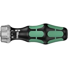Wera 005002901002 Kraftform Kompakt Vario RA Ratcheting Screwdriver, Head, Blade Length