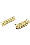 14k Gold Cufflinks - Solid 14k Gold Shine Roll Cufflinks
