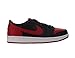 Air Jordan 1 Retro Low OG Bred Black Varisty Red Sail