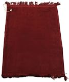 Golf Towel w/ Fringe & Grommet 11x18 Velour Burgundy