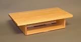 TV and DVD Swivel Stand, Mahogany (25W x 14D x 5-1/2H)