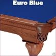 8' Euro Blue Mali Pool Table Cloth Felt