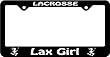 Lax Girl License Plate Frame