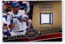 2009 Upper Deck 20th Anniversary Memorabilia #AR Aramis Ramirez - Chicago Cubs (Piece of Authentic Game Worn Jersey) (Baseball Cards)