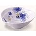 陶芸 手洗い鉢 染付け草花 31cm【美濃焼】