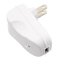 GTMax White USB Flip Home Wall Travel AC Charger Power Adapter for Apple iPod Touch 4th Generation