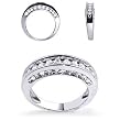 Avon 0.5 CTW Diamond Band 10 KT White Gold Ring