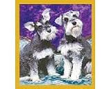Schnauzer Puppies Fridge Magnet