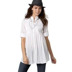 FirePintuckedBlouse