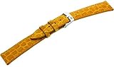 MORELLATO (モレラート) 時計バンド LIVERPOOL 14mm イエロー 牛革クロコダイル型押し D0751 376 097 014