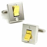 Light Switch Movable Up & Down Cufflinks Cuff Links