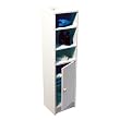 JAMERSON - Compact Storage Shelf Unit - White