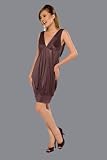 Slinky Draped Party Dresses