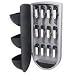 GE Security 001888 AccessPoint Key Organizer, Black/Silver