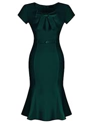 Sweetheart Houndstooth Print Spandex  Vintage Cap Sleeves Evening Dress/Party Dress  With a Bow(s)