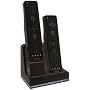 Black Dual Charging Dock & 2 Rechargable Batteries For Wii Remote Controller - With Or Without Motion Plus
