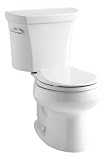 Kohler K-3977-0 Wellworth Round-Front 1.6 gpf Toilet, White