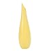 EXP Handmade Terracotta Sunflower Yellow Vase with Beige Stripes