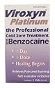 Viroxyn Cold Sore/Fever Blister Treatment and Topical Antiseptic - Three 0.6 ml Vials