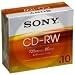 Sony
CD-RW
700MB
High
Speed
4-10
x
Slim
case
10-pack