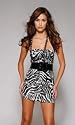 Zebra Zen Tube Dress by Forplay from Silvermoon