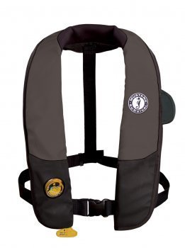 Mustang Survival MD3183 Auto Hydrostatic Inflatable Personal Flotation Device (Carbon/Black)