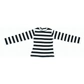60ボーダー長袖Tシャツ 黒×白