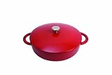 Staub 9.5 Inch Saute Pan, Cherry