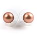 Coral Satin-Finish 8mm Glass Pearl Necklace, Bracelet and Earrings Set by Margot Townsend image 2