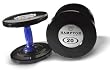 Hampton Satellite Series Dumbbells with Blue Grip - 105-130 Pounds in 5 Pound Increments