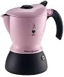 Bialetti 2-Cup Mukka Express Stovetop Cappuccino Maker - Pink