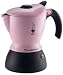 Bialetti 2-Cup Mukka Express Stovetop Cappuccino Maker - Pink