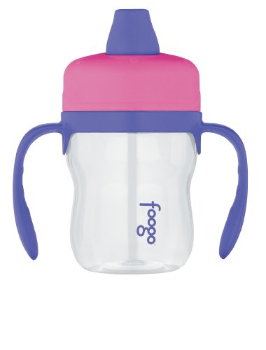Thermos Foogo Phases Leak Proof Tritan Sippy Cup, 8 Ounce, Pink/Purple