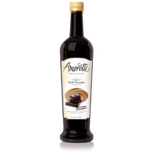 Amoretti Premium Crema di Dark Chocolate Syrup, 25.4 fl oz bottle