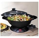 Aroma Electric Wok with Accessories 5 Qt (AEW-306)