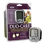 DUO-CARE Combined Wrist Blood Pressure & Clucose Monitors - FREE Shipping