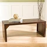 Slat Bench/Table - Espresso