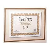 Floating Certificate Frame, 11 x 14, Black Frame (NUD35360)