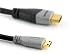 Ivuna 2m Mini HDMI Cable Lead (2M,) for Panasonic Lumix Camera DMC-FT1, DMC-FX40, DMC-FX550, DMC-FZ38, DMC-FS25, DMC-G1, DMC-GH1, DMC-TZ7, DMC-TS1, HDC-HS9 and Camcorder HDC-HS20, HDC-HS100, HDC-HS200, HDC-HS200, HDC-HS300, HDC-SD1, HDC-SD5,