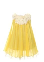 Girls A-line Above the Knee Chiffon/Satin/Silk  Dress