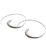 Sterling Silver Spiral Hoop Earrings
