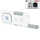 BlueAnt Supertooth Light Bluetooth Speakerphone - White with gift for AT&T Tilt Audiovox HTC Faraday / Cingular 2125 Audiovox HTC Wizard Cingular 8100 / 8125 Blackberry Curve 8300 8310 8320 HTC Cingular 3125 HTC TyTN Cingular 8525 Helio Fin