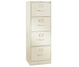 26-1/2''D 4 Drawer Letter File Cabinet with Lock HON 310 Collection by Hon Office Furniture - HON-31