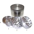 2.25" Magnetic Aluminum Spice Coffee Herb GRINDER W/Pollen Catcher