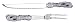 Arthur Court Rope 2-Piece Carving Set