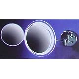 9 Wall Mount Mirror with Surround Light Color: Chrome by Zadro Products