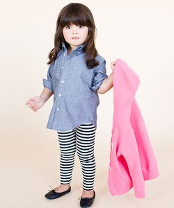 American Apparel Kids Printed Cotton Spandex Jersey Legging
