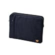 CaseCrown Faux Suede Protective Sleeve with Shoulder Strap and Pocket - Blue Asphalt for Acer Aspire One Pro 11.6-inch Netbook